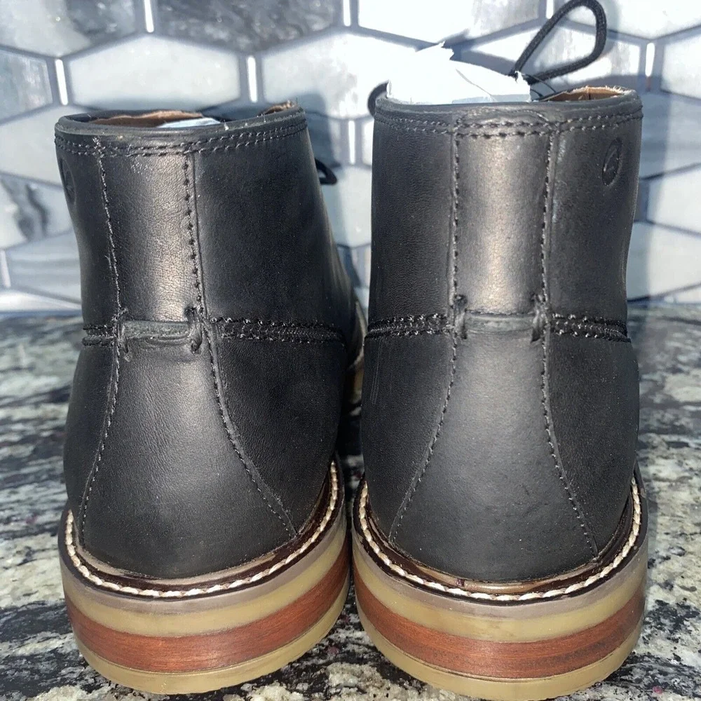 Clarks Men's Jaxen Mid Chukka‎ Boot, Black, sz 9